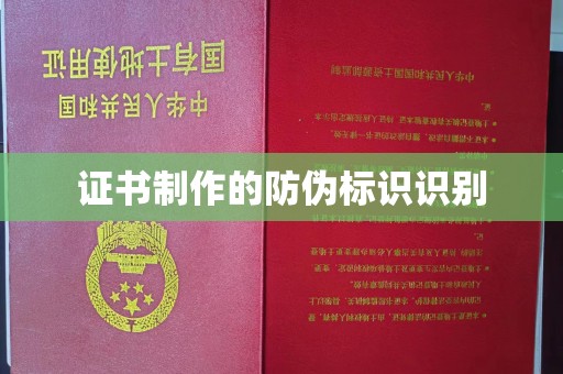 麦积证书制作的防伪标识识别