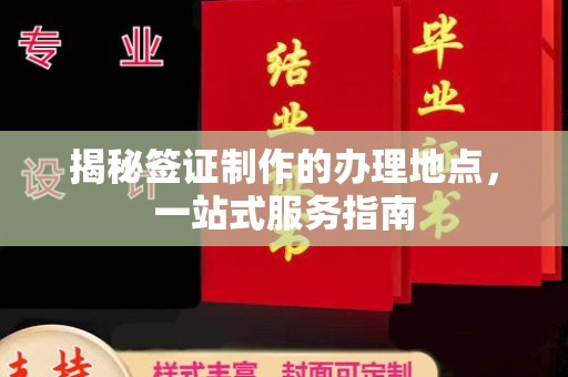龙州揭秘签证制作的办理地点，一站式服务指南