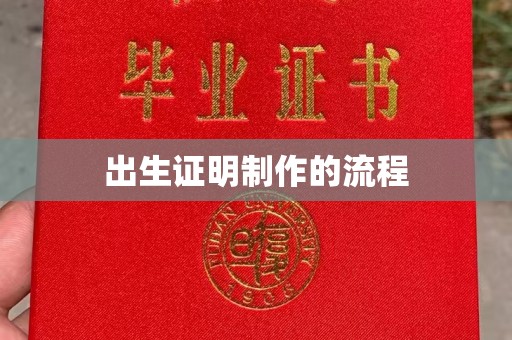 会宁出生证明制作的流程