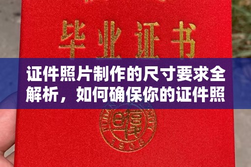 榆林证件照片制作的尺寸要求全解析，如何确保你的证件照符合标准