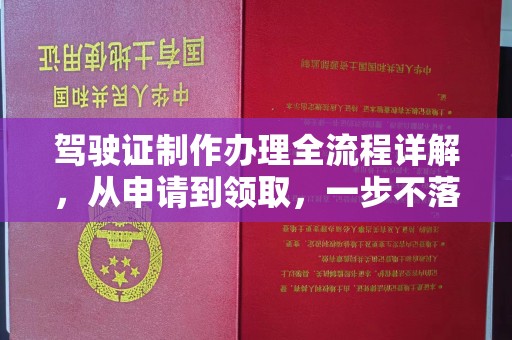 休宁驾驶证制作办理全流程详解，从申请到领取，一步不落