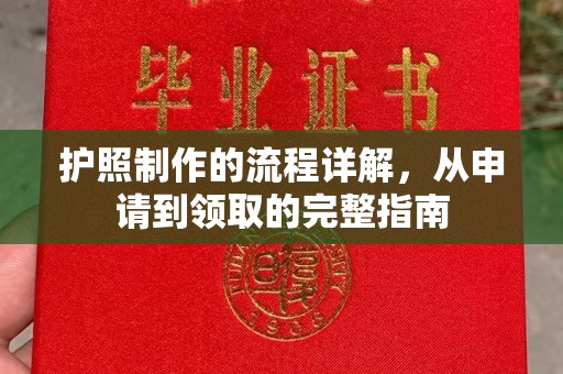 鹿草护照制作的流程详解，从申请到领取的完整指南