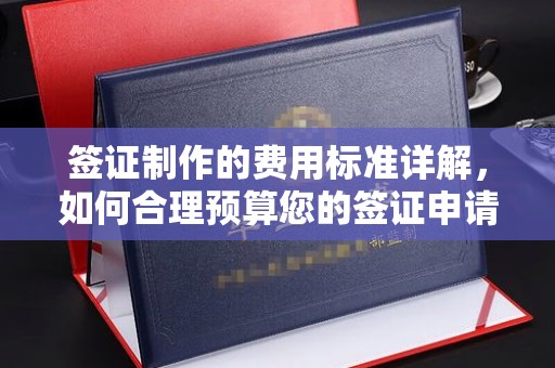 苏州签证制作的费用标准详解，如何合理预算您的签证申请成本